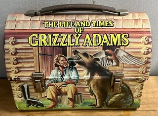 1977 Aladdin Grizzly Adams Metal Lunchbox