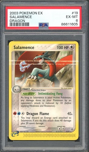 Salamence graded PSA 6 for sale on eBay