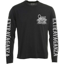Men's Queen Extravaganza (Arm Print) Long Sleeve Medium Black