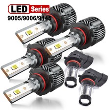 For Chevy Avalanche 2002-2005-6x LED Headlight Bulbs High Low Beam Fog Light