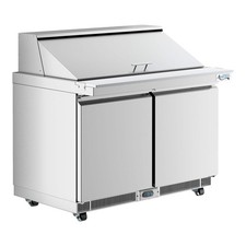 48" 2 Door Front Breathing Mega Top Refrigerated Sandwich Prep Table