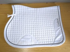 BNWOT Caldene Competition Croc Satin White GP Saddle Pad - Full *Free Postage*