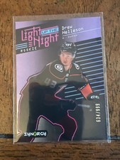 2023-24 Upper Deck Synergy Light Up The Night #LN-DH Drew Helleson #'d 534/999