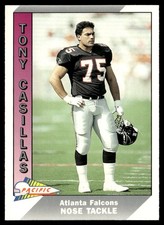 1991 Pacific Tony Casillas Atlanta Falcons #7