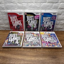 Just Dance 1 2 3 4 2015 & 2016 Bundle (Nintendo Wii) Family Fun Dance Lot