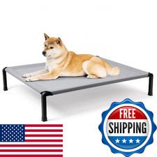 Heeyoo Elevated Dog Bed, Cooling Raised Pet Cot with Chew Proof Mesh Fabric and