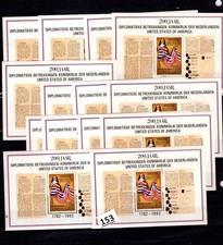 /// 14 S/S NETHERLANDS ANTILLEN 1982 - MNH - FLAGS - PEOPLE - ORGANIZATIONS 