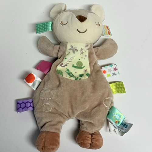 Taggies Flora Fawn 11” Lovey Security Blanket Plush Mary Meyer Soft Toy