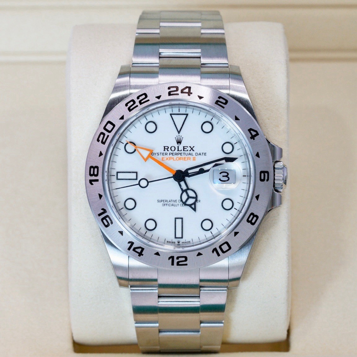 Rolex Explorer II 226570 Polar White 42mm 2024 Stainless Steel