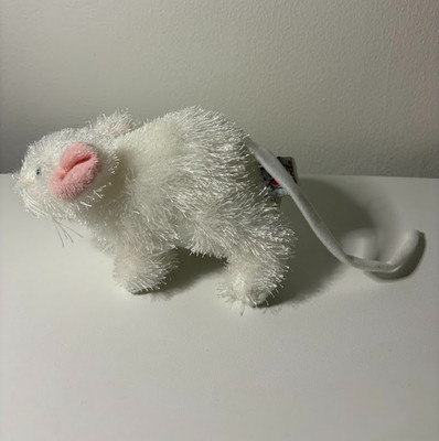 Webkinz Lil'Kinz White Mouse Plush HS207 Ganz Stuffed Animal No Code