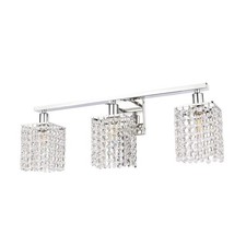 Crystal Drop Bathroom Vanity Light - 3 Light