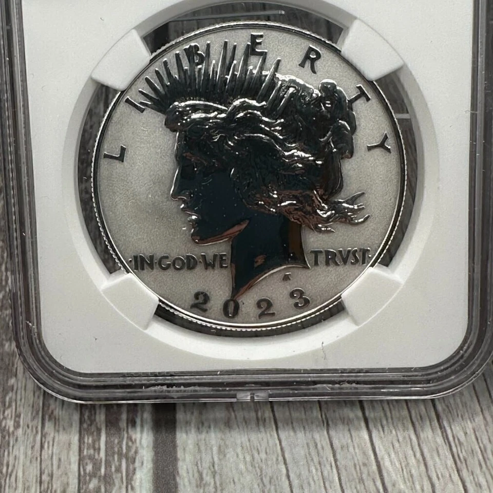 2023-S Morgan & Peace Dollar Reverse Proof Set NGC PF70/PF69 w/ Box & COA - Image 3 of 4