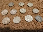 1963-D Franklin Half Dollar 90% Silver Denver Mint US Coin Liberty Bell. Qty 11.