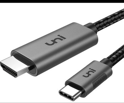 Set Of 7 Uni USB C HDMI Cable 6FT- 4K@60Hz, Thunderbolt 3/4 Compatible MacBook,
