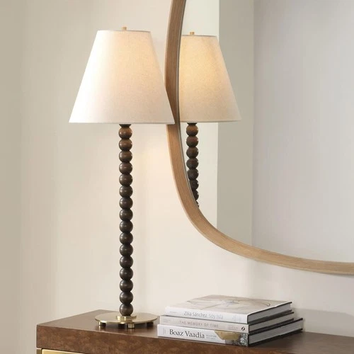 Uttermost 30575 Gallus Table Lamp Dark Walnut and Brass - Picture 5 of 5