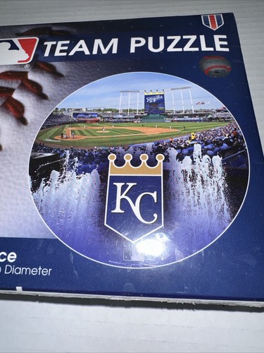 KC Royals Team Puzzle 500 Pieces Round 20 1/4" New In Box Sealed - Picture 3 of 8