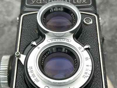 MINT] YASHICA Yashicaflex Model New A TLR Film Camera w/Case from