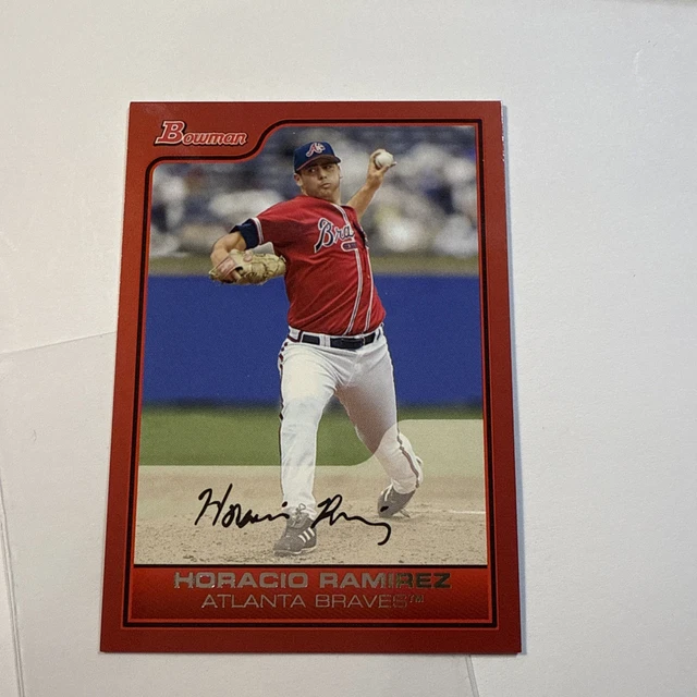2006 Bowman Horacio Ramirez 1/1 Red Border Atlanta Braves 42 One Of One Baseball