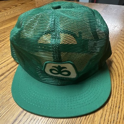 Vintage Pioneer Seed Corn K-Products Green Mesh Snapback Trucker Hat