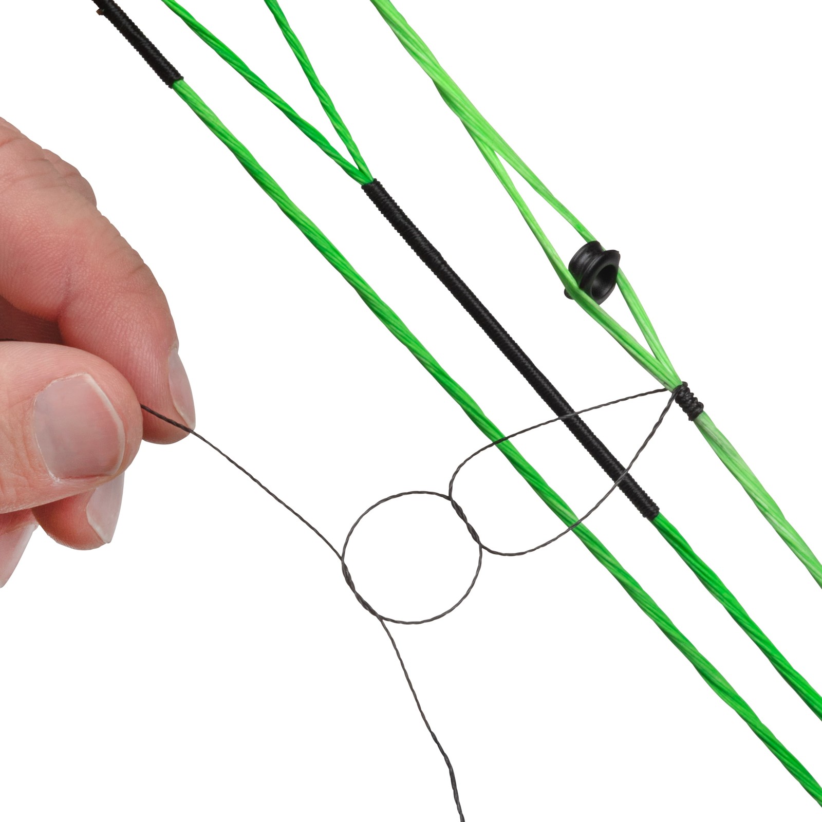 Allen Company 3/16" Archery Peep Sight Installation Kit, Red