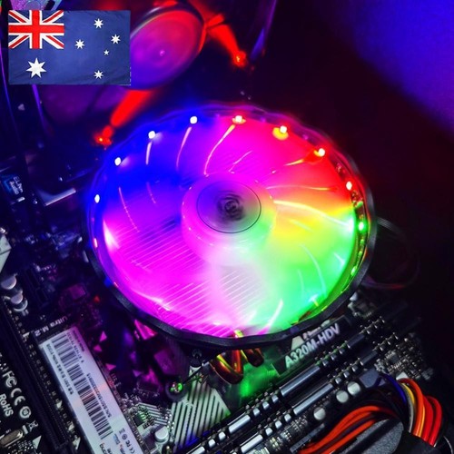 SNOWMAN 120mm CPU Cooler Radiators Fan 4 Heat Pipes PWM 3 Pin for Inte LGA