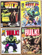 MARVEL RAMPAGING HULK MAGAZINE LOT OF FOUR  #...