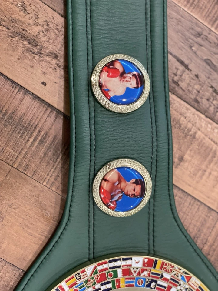 CINTURÓN WBC, Talla Completa M, Cuero Genuino (Boxers Mexicanos) Foto 4 de 4