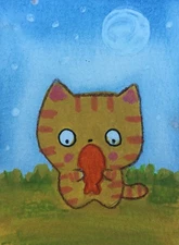 Aceo Original Mixed Media Art