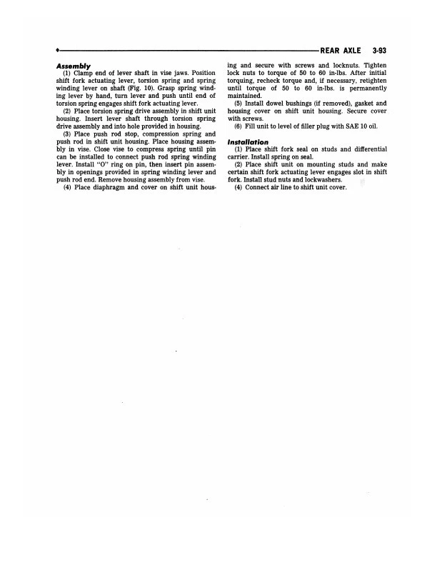 Dodge 1975 1976 camioneta y camioneta manual de taller de reparación D100-D800 W100-W300 servicio Foto 4 de 4