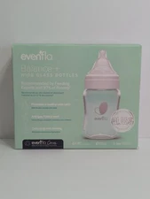 Evenflo Balance Wide-Neck Glass Anti-Colic Baby Bottles  - 6oz (3 Pack) ~NEW~