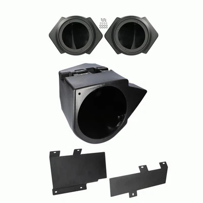 Metra MPS-RZSB 10" Sub Enclosure & Speaker pods 2014-Up Polaris RZR 1000/900S