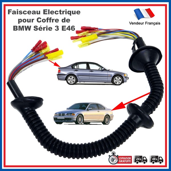 Satz Von Reparatur Strahl Kofferraum Heckklappe FüR E46 Limousine 61126939478-image