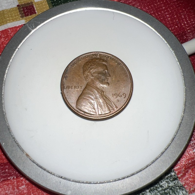 1969-D Lincoln Memorial Cent Coin #2