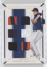 2019 Panini National Treasures Holo Gold 6/25 Forrest Whitley #GGMS-FW yb9