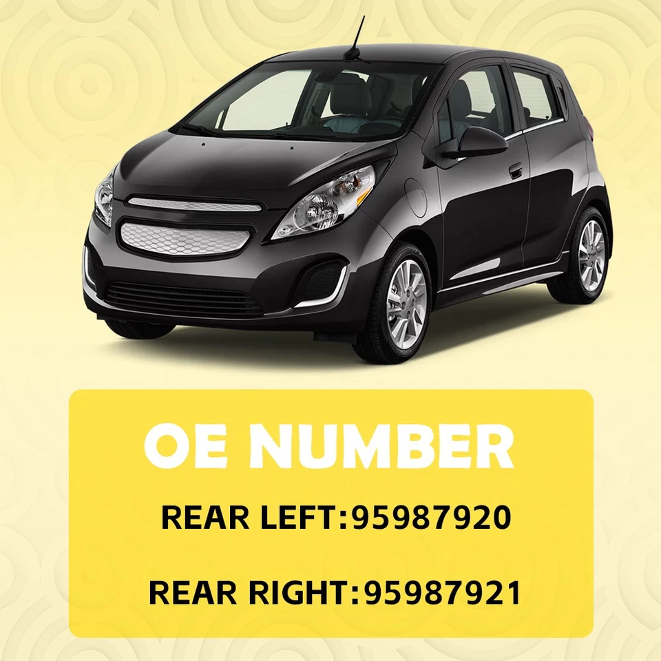 Manija de puerta exterior trasera izquierda+derecha apta para Chevrolet Spark EV LT LS 2013 2015-2016 Foto 3 de 4