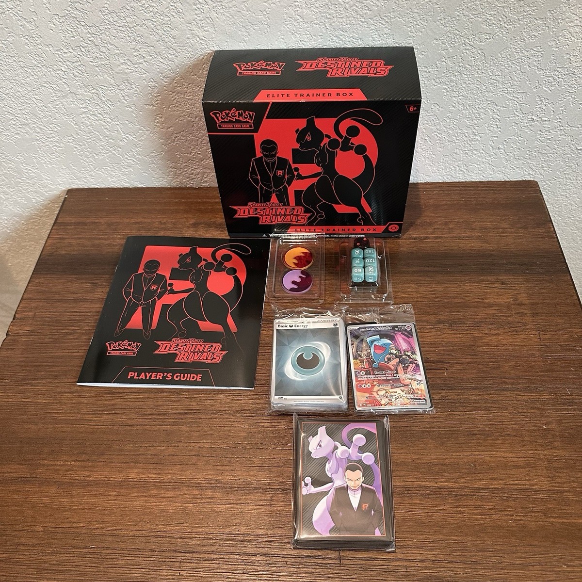 Pokemon Destined Rivals Opened ETB with Promo - NO PACKS | eBay