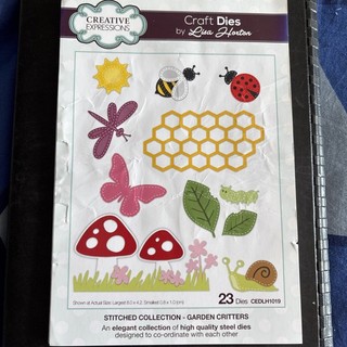 Creative Expressions Craft Dies Stitched Collection Garden Critters 23 Dies