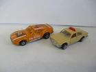 Matchbox Lesney Superfast SF11 Boss Mustang & SF56 Mercedes Benz Taxi, loose