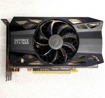 EVGA GeForce GTX 1660 Gaming 6GB GDDR6 Graphics Card (06G-P4-1163-KR) GPU