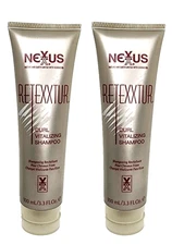 2 Nexxus RETEXXTUR CURL VITALIZING SHAMPOO 3.3 oz Each