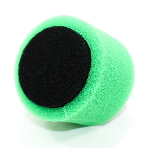 GREEN 35mm Angle Bent Foam Air Filter Pod Cleaner PIT Quad Dirt Bike ATV Buggy - Picture 3 of 3