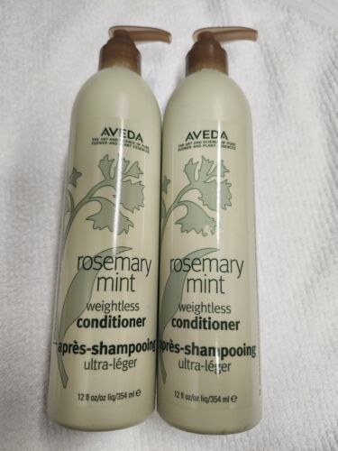 Aveda Rosemary Mint Weightless Conditioner Set - Pack Of 2 - 12 Oz Size New!