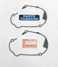 Genuine Kawasaki RH Engine/Carburetor Cover Gasket (Set of 2) KD125 KS125 KX125