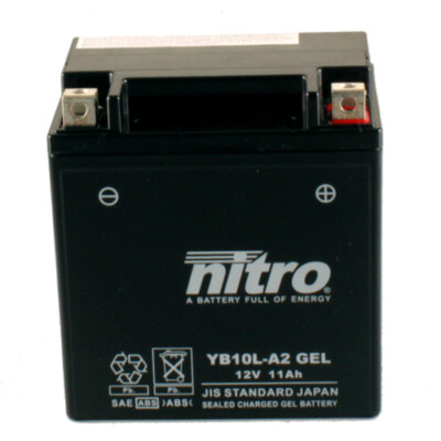 Batterie für Gilera Runner 180 FXR DD 2T 01 Nitro YB10L-A2 GEL geschlossen