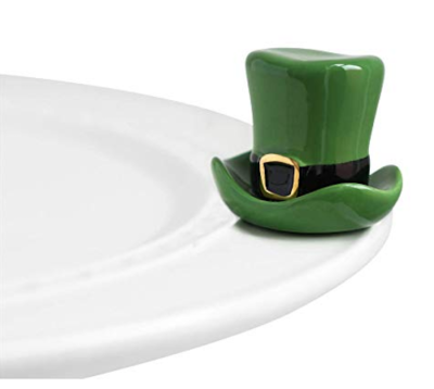 St Patrick Irish Holiday, Cartoon Leprechaun Hat Stock Vector