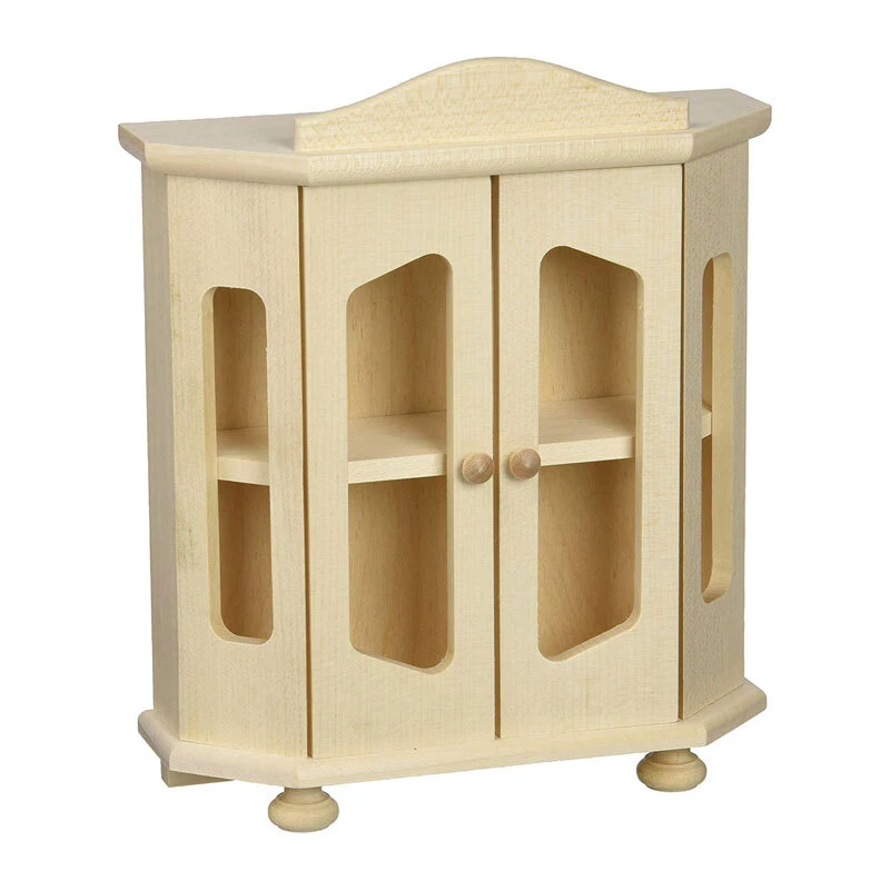 Puppenhaus Wohnzimmer-schrank rustikal Rülke 22276 Holz