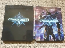 Crackdown 3 - Steelbook metal case only - collector- NO GAME INCLUDED     
