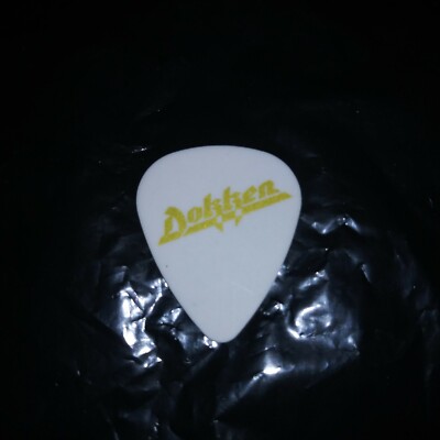 DOKKEN Lynch Mob Great White Logo & Sean Signature Concert Tour RaRe GUITAR PICK