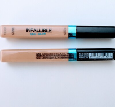 L'oreal Infallible Pro Glow Concealer 05 Sand Beige  2 pack