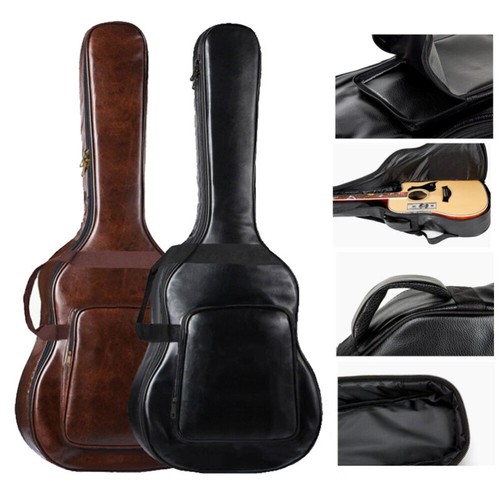 Borsa Cover Chitarra Doppia Tracolla Borsa Chitarra Elettrica Custodia Rigida - Foto 10 di 11